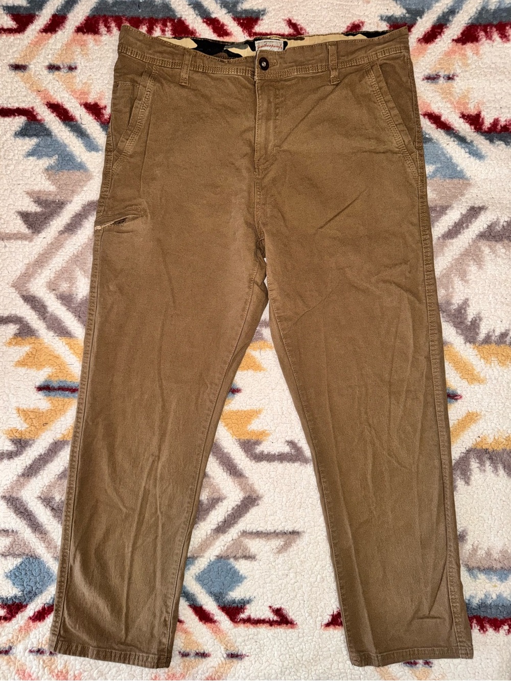 Weatherproof Vintage Men's Tan Cargo Utility Pant 36x30